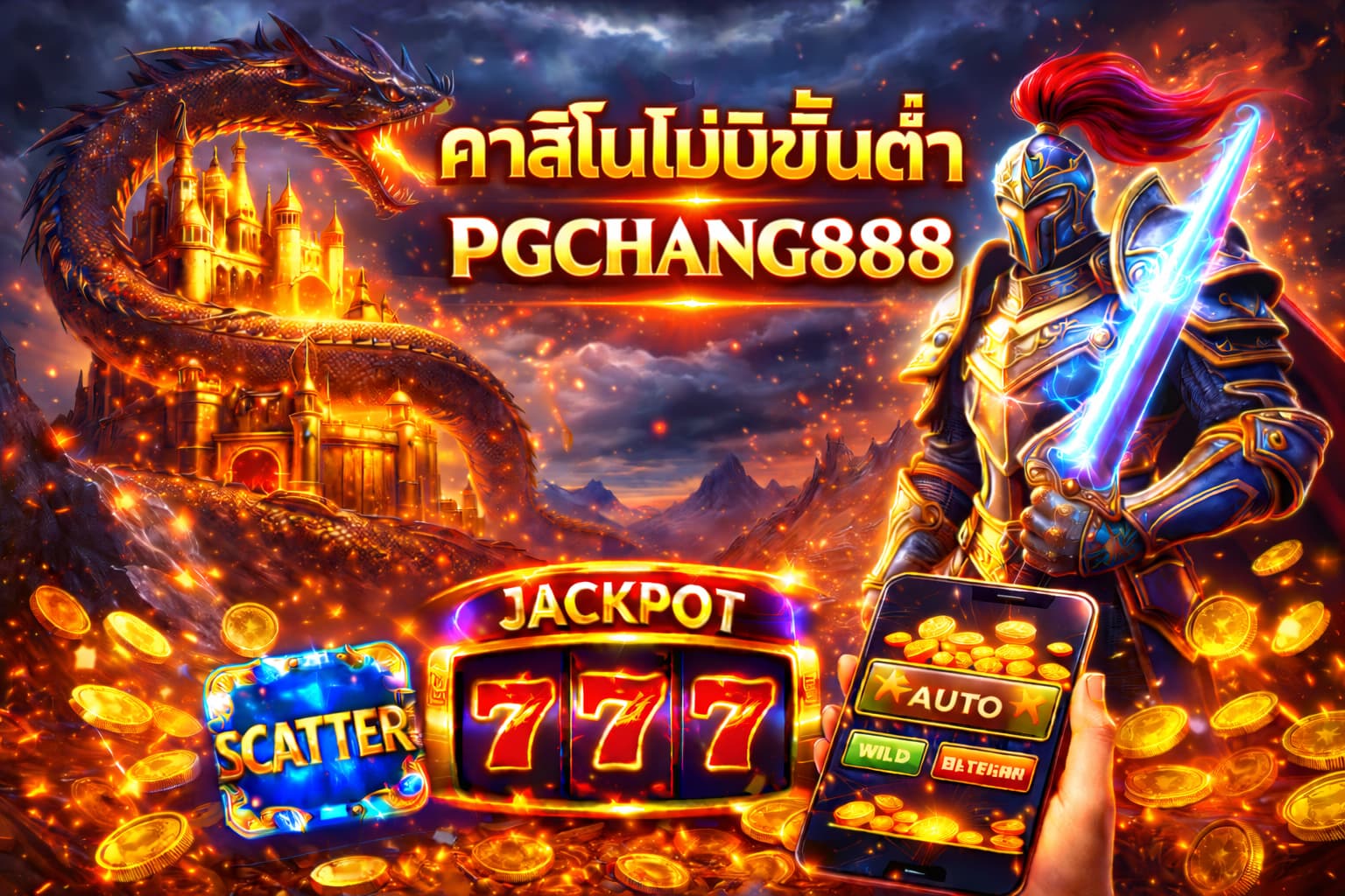 PGCHANG888 คาสิโนไม่มีขั้นต่ำ เว็บตรงเล่นง่าย ทุนน้อยก็ลุ้นได้