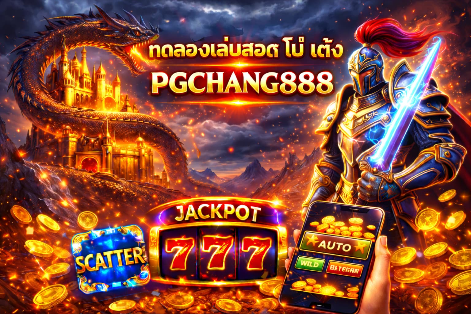 PGCHANG888 ทดลองเล่นสล็อต PG ไม่ เด้ง เล่นลื่น ไม่มีสะดุด